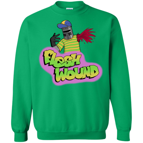 Sweatshirts Irish Green / S Flesh Wound Crewneck Sweatshirt