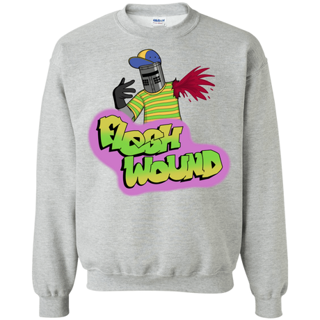 Sweatshirts Sport Grey / S Flesh Wound Crewneck Sweatshirt