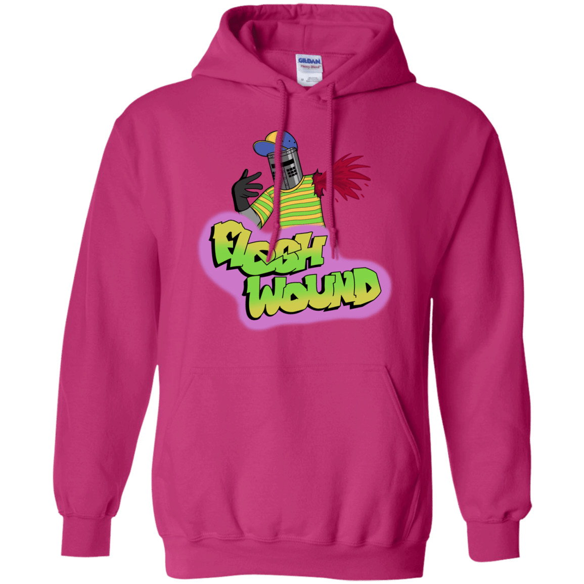 Sweatshirts Heliconia / S Flesh Wound Hoodie