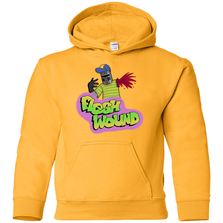 Sweatshirts Gold / YS Flesh Wound Youth Hoodie
