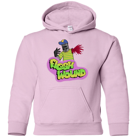 Sweatshirts Light Pink / YS Flesh Wound Youth Hoodie