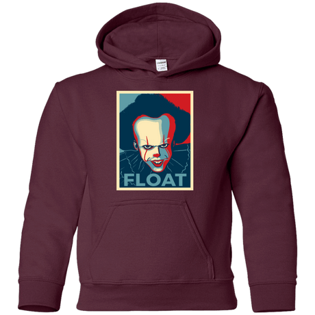 Sweatshirts Maroon / YS FLOAT Youth Hoodie