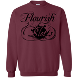 Sweatshirts Maroon / S Flourish and Blotts of Diagon Alley Crewneck Sweatshirt