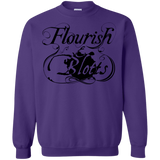Sweatshirts Purple / S Flourish and Blotts of Diagon Alley Crewneck Sweatshirt