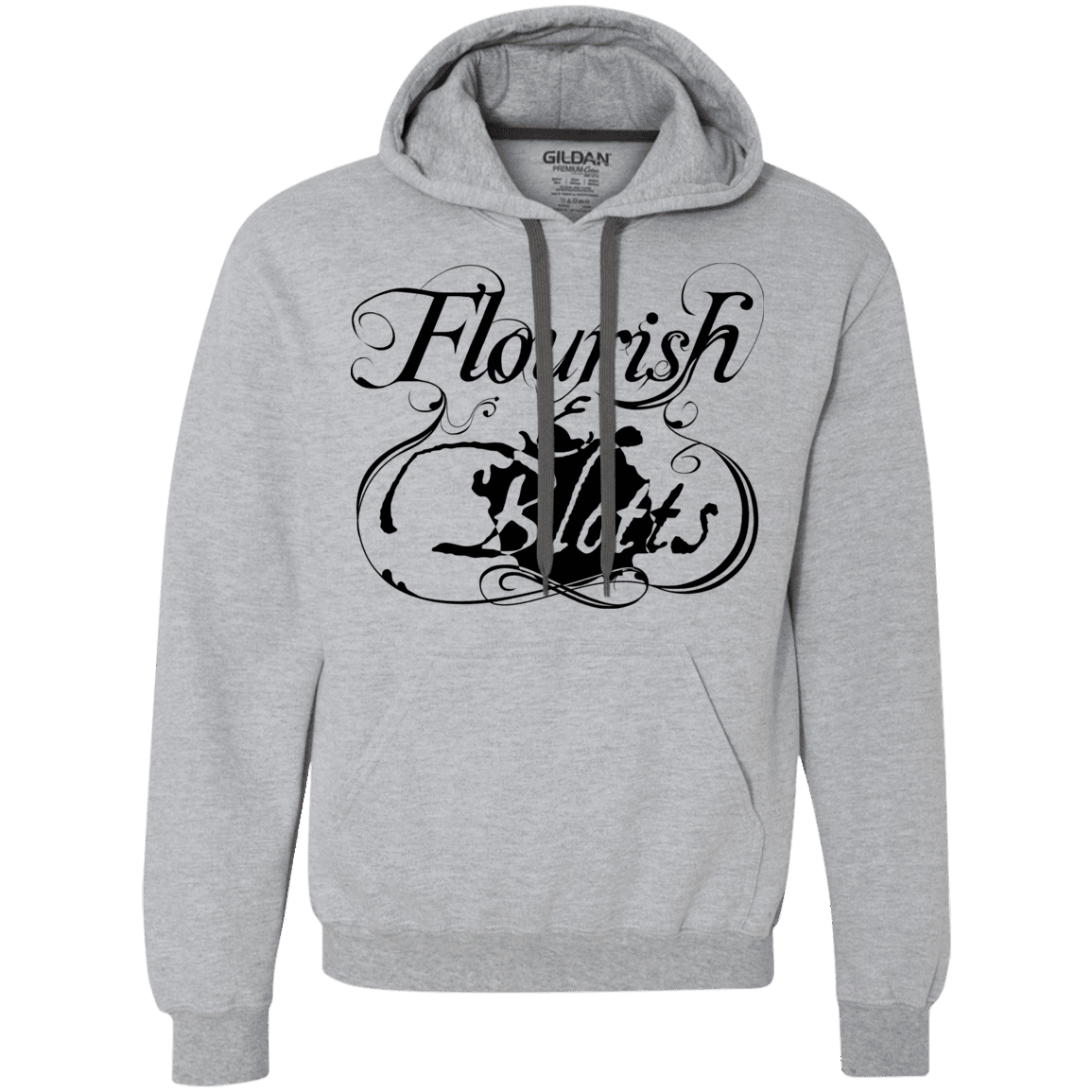 Sweatshirts Sport Grey / S Flourish and Blotts of Diagon Alley Premium Fleece Hoodie