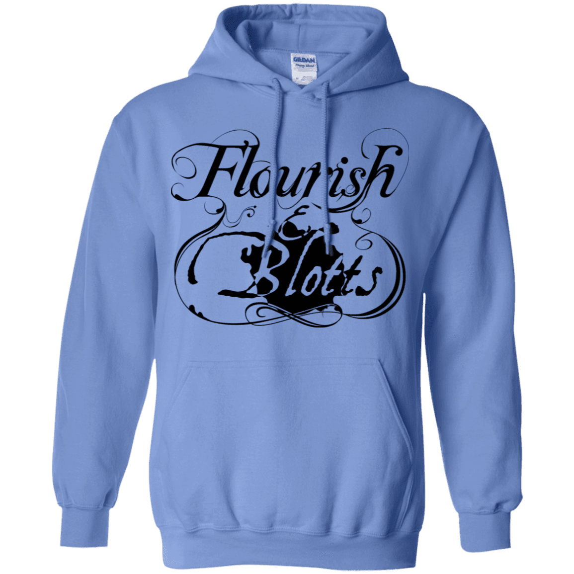 Sweatshirts Carolina Blue / S Flourish and Blotts of Diagon Alley Pullover Hoodie