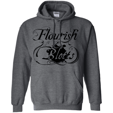 Sweatshirts Dark Heather / S Flourish and Blotts of Diagon Alley Pullover Hoodie