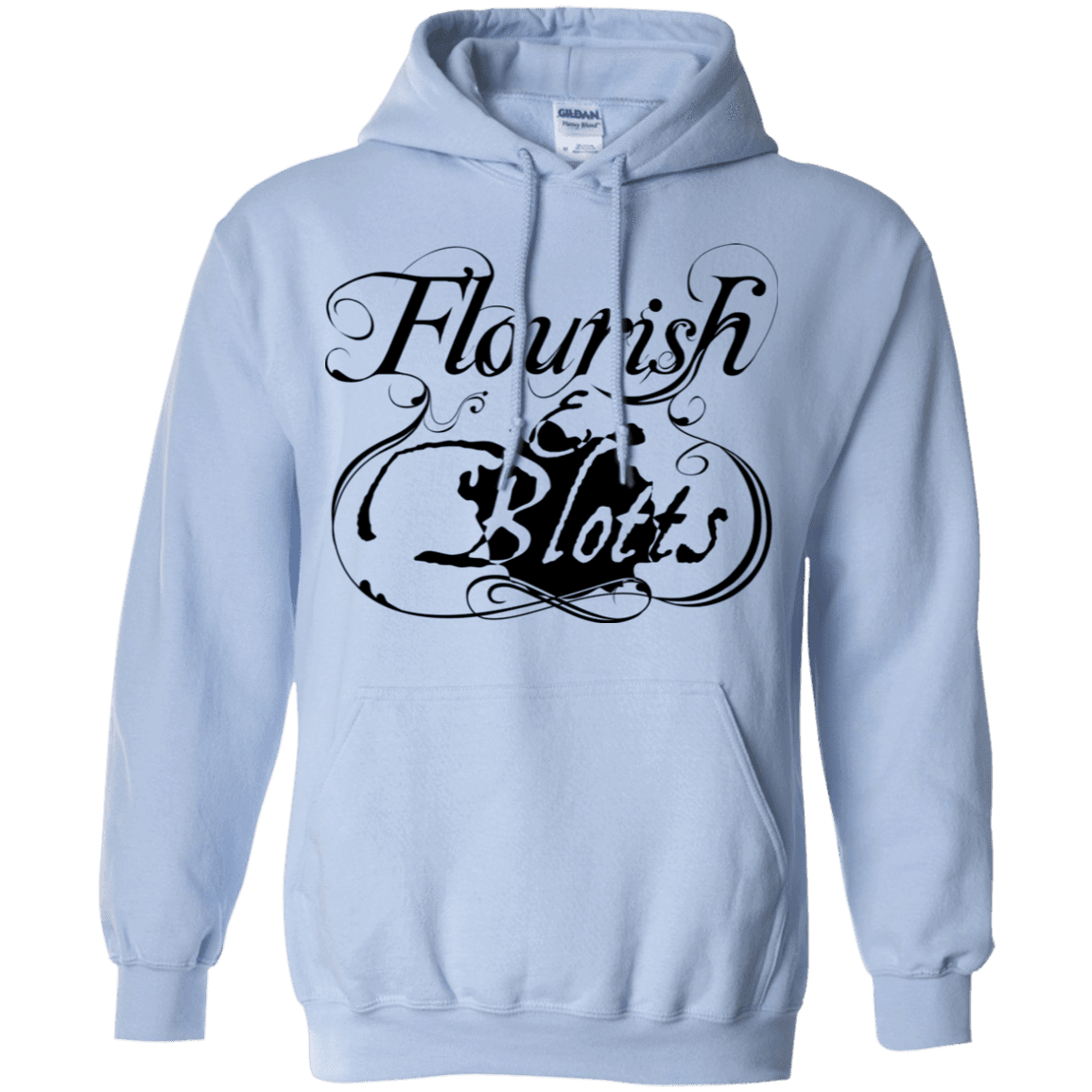 Sweatshirts Light Blue / S Flourish and Blotts of Diagon Alley Pullover Hoodie