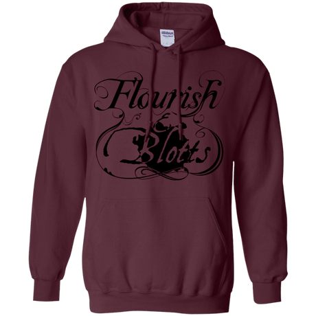 Sweatshirts Maroon / S Flourish and Blotts of Diagon Alley Pullover Hoodie