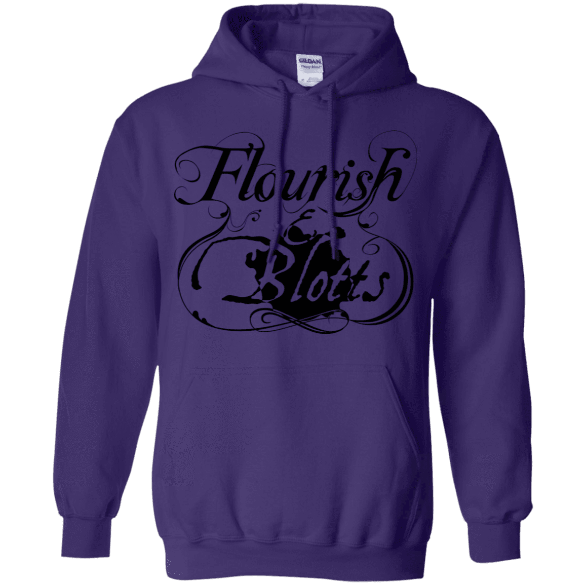 Sweatshirts Purple / S Flourish and Blotts of Diagon Alley Pullover Hoodie