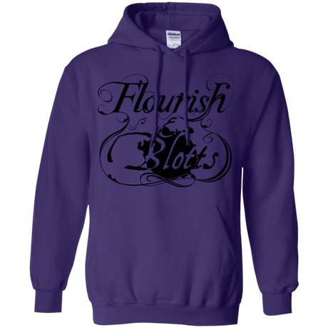 Sweatshirts Purple / S Flourish and Blotts of Diagon Alley Pullover Hoodie