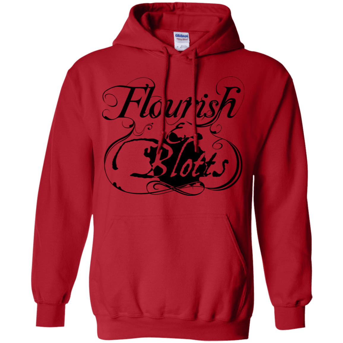 Sweatshirts Red / S Flourish and Blotts of Diagon Alley Pullover Hoodie