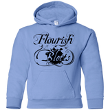 Sweatshirts Carolina Blue / YS Flourish and Blotts of Diagon Alley Youth Hoodie