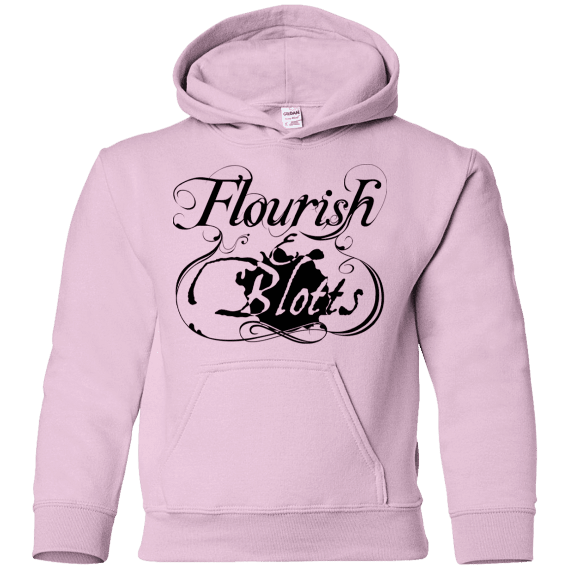 Sweatshirts Light Pink / YS Flourish and Blotts of Diagon Alley Youth Hoodie