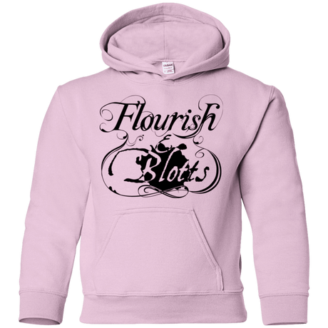 Sweatshirts Light Pink / YS Flourish and Blotts of Diagon Alley Youth Hoodie