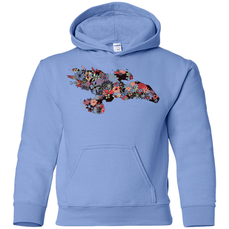 Sweatshirts Carolina Blue / YS Flowerfly Youth Hoodie