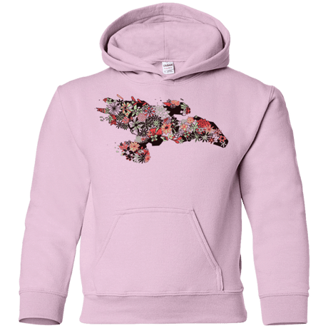 Sweatshirts Light Pink / YS Flowerfly Youth Hoodie