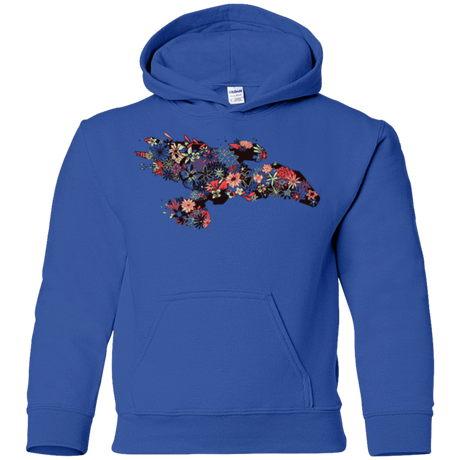 Sweatshirts Royal / YS Flowerfly Youth Hoodie