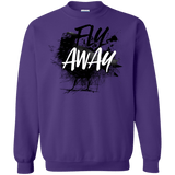 Sweatshirts Purple / S Fly Away Crewneck Sweatshirt