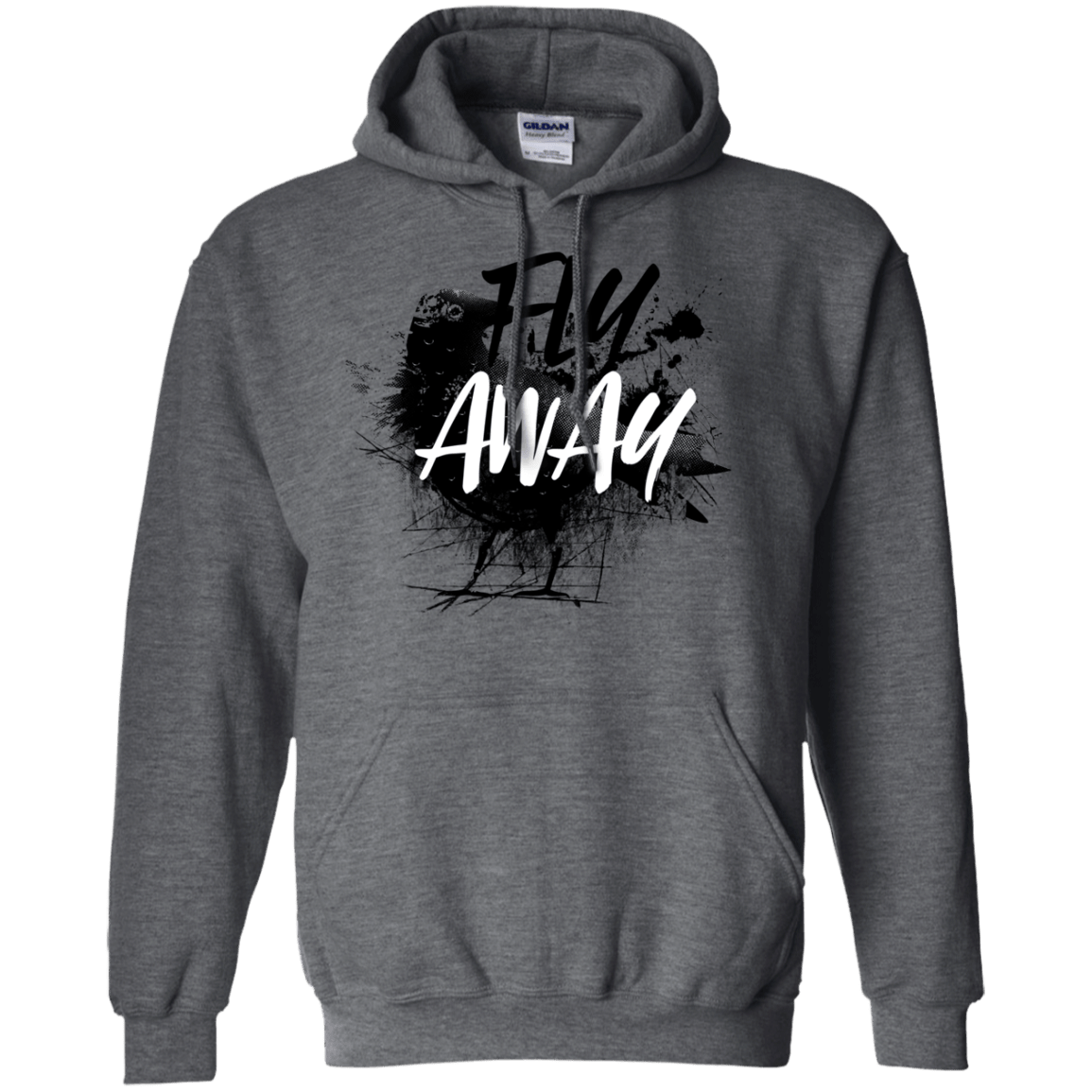 Sweatshirts Dark Heather / S Fly Away Pullover Hoodie