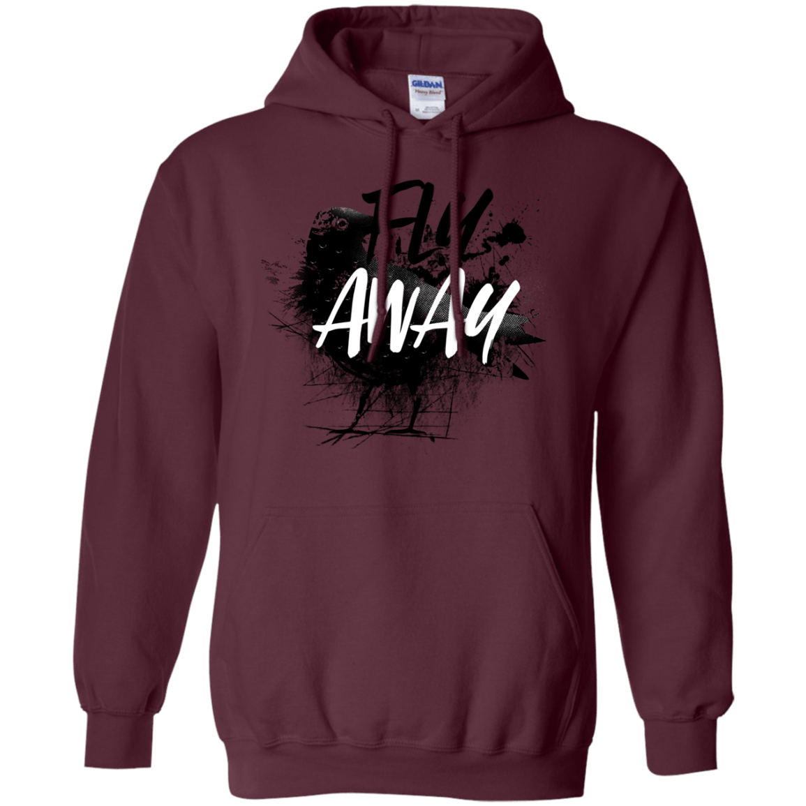 Sweatshirts Maroon / S Fly Away Pullover Hoodie
