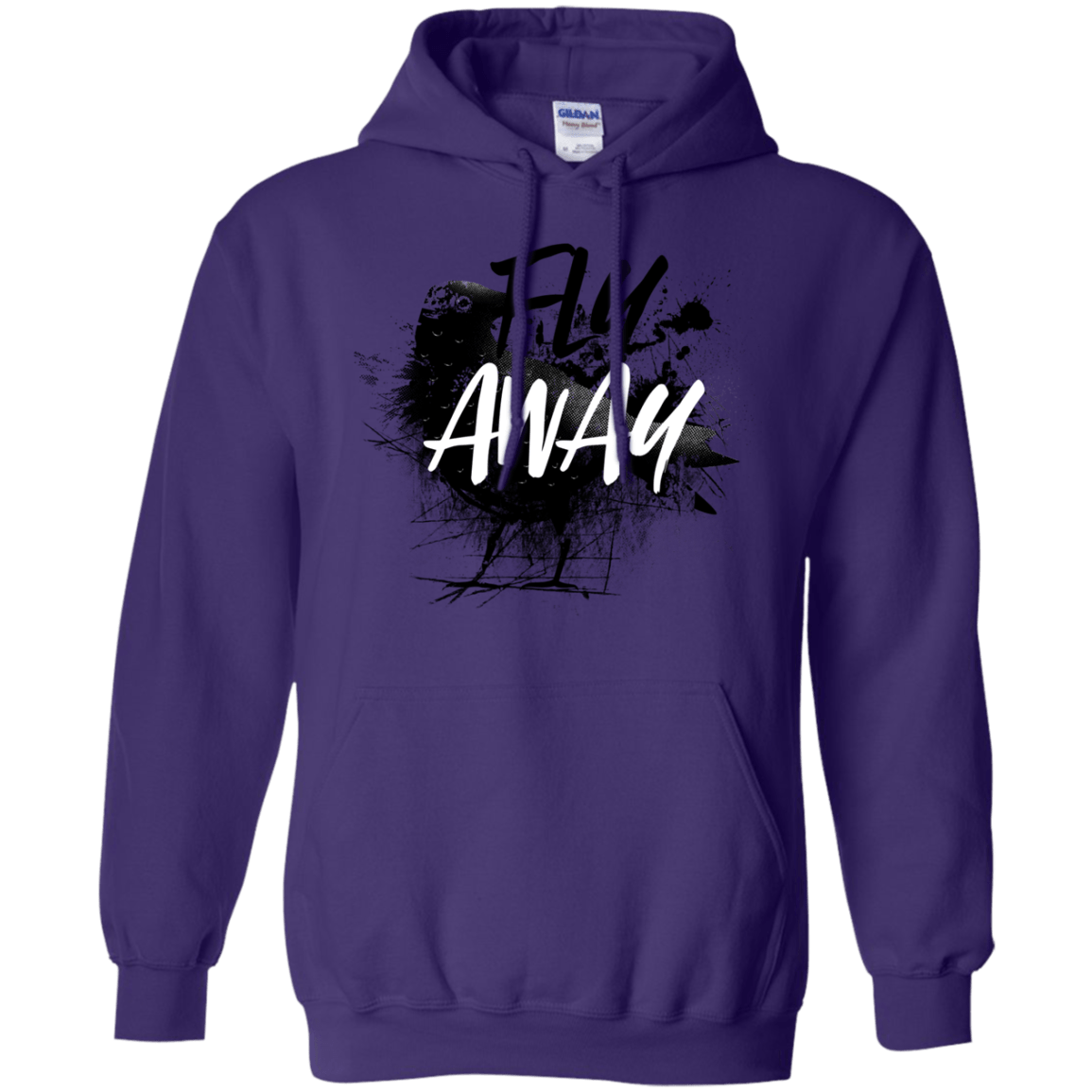 Sweatshirts Purple / S Fly Away Pullover Hoodie