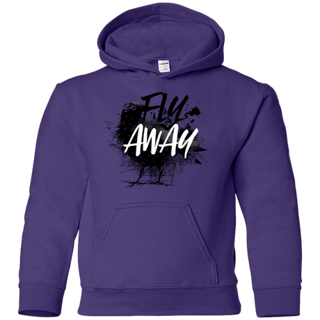 Sweatshirts Purple / YS Fly Away Youth Hoodie