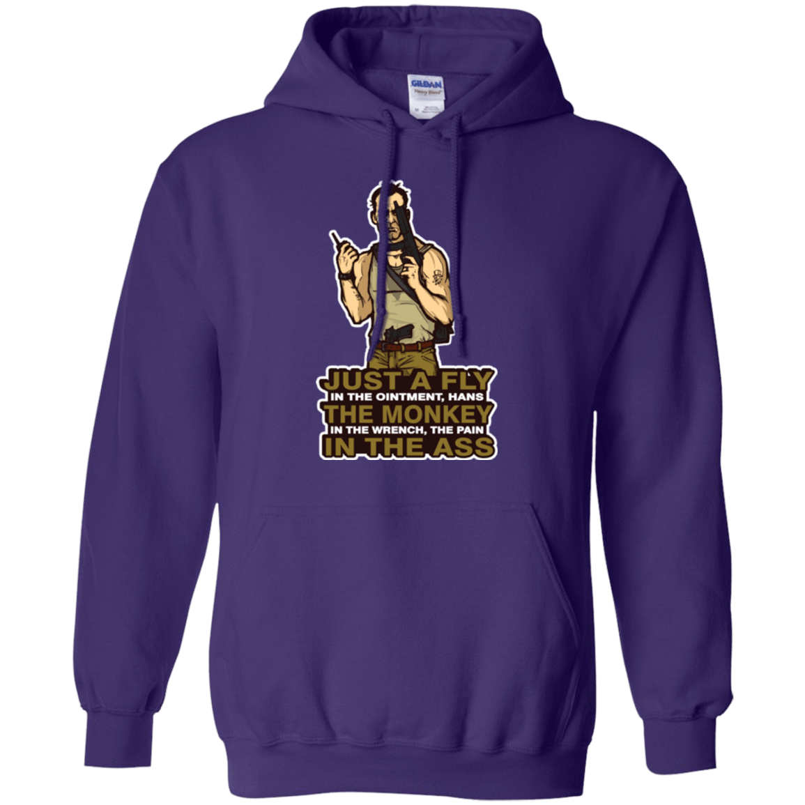 Sweatshirts Purple / Small Fly In The Ointment Pullover Hoodie