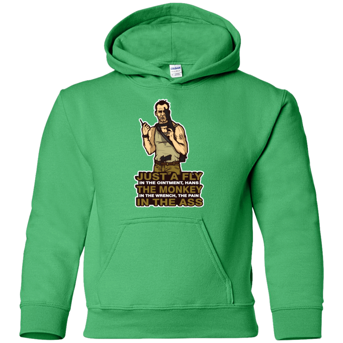 Sweatshirts Irish Green / YS Fly In The Ointment Youth Hoodie