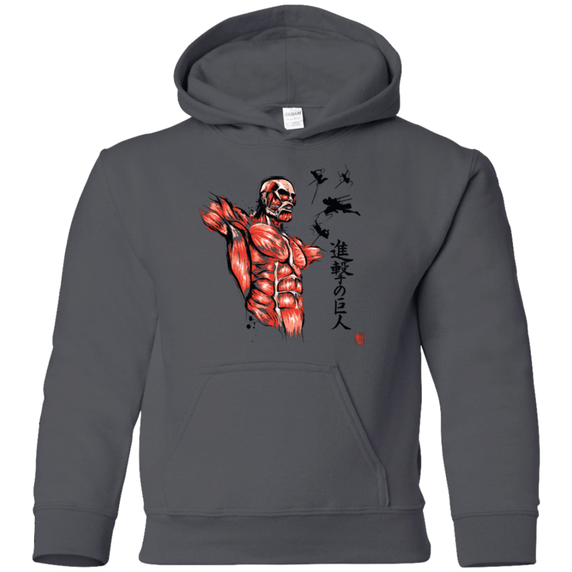 Sweatshirts Charcoal / YS Flying for Freedom Youth Hoodie