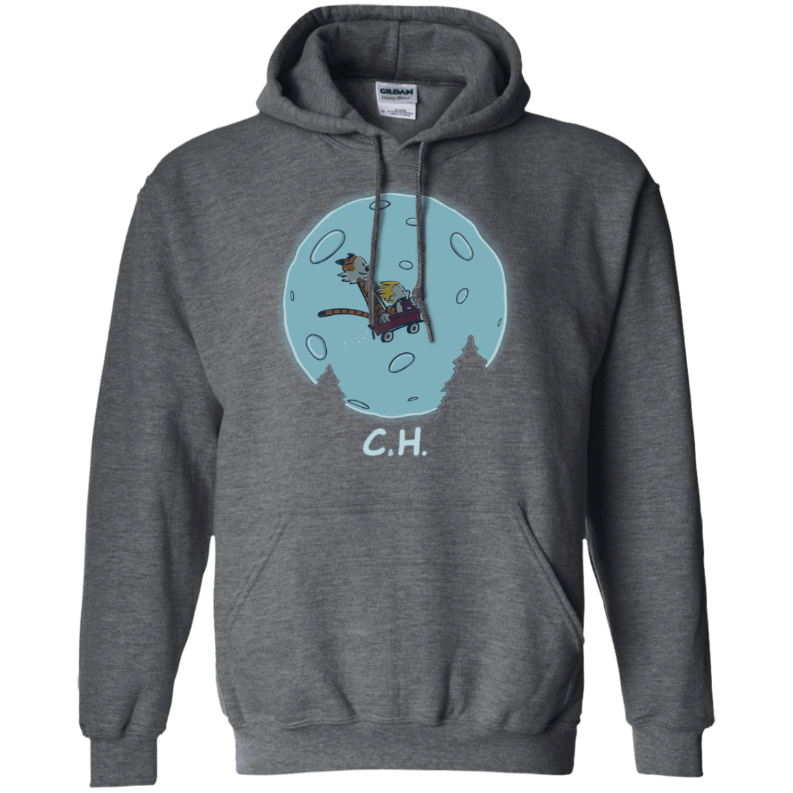 Sweatshirts Dark Heather / S Flying Wagon Pullover Hoodie