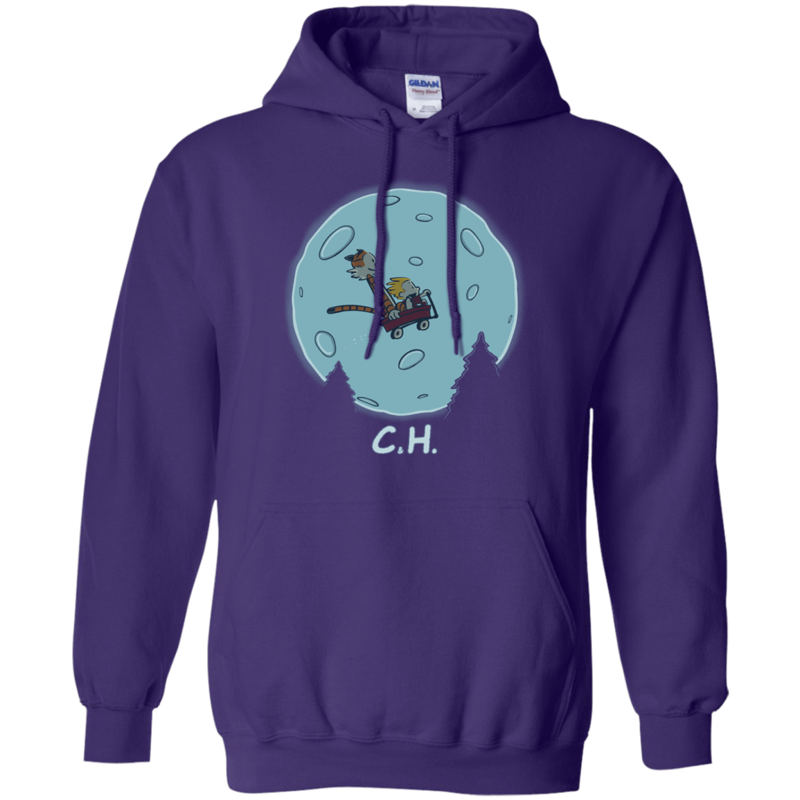 Sweatshirts Purple / S Flying Wagon Pullover Hoodie