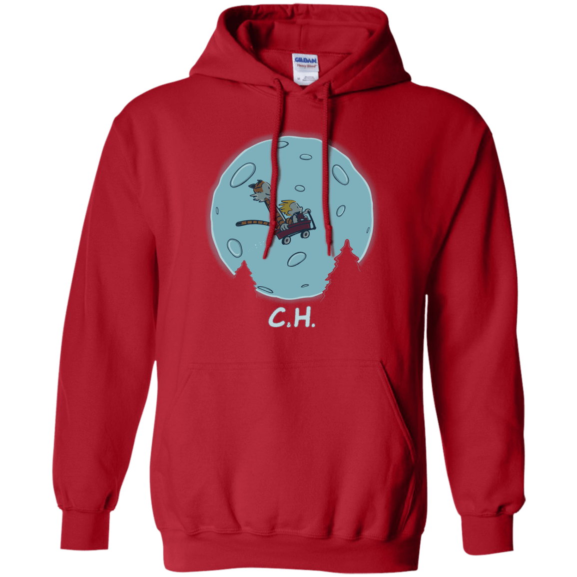 Sweatshirts Red / S Flying Wagon Pullover Hoodie