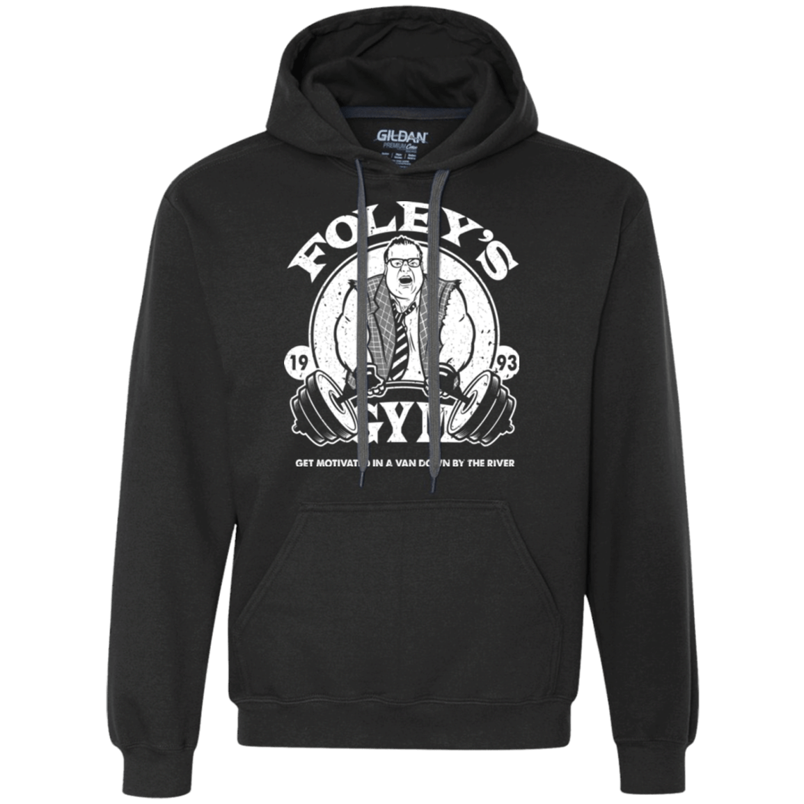 Sweatshirts Black / Small Foleys Gym Premium Fleece Hoodie
