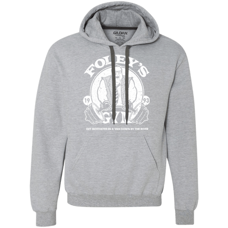 Sweatshirts Sport Grey / Small Foleys Gym Premium Fleece Hoodie