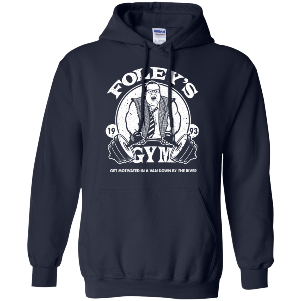 Sweatshirts Navy / Small Foleys Gym Pullover Hoodie