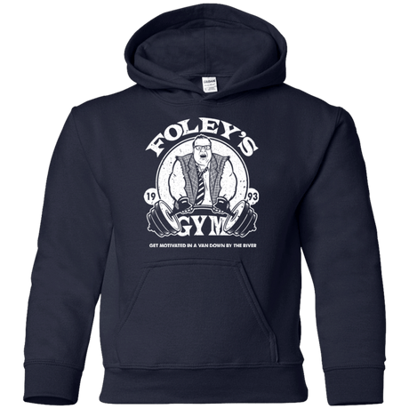 Sweatshirts Navy / YS Foleys Gym Youth Hoodie