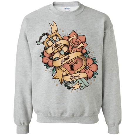 Sweatshirts Sport Grey / Small Follow your heart Crewneck Sweatshirt