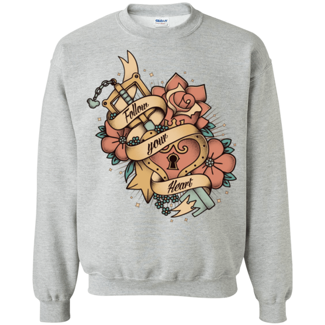 Sweatshirts Sport Grey / Small Follow your heart Crewneck Sweatshirt