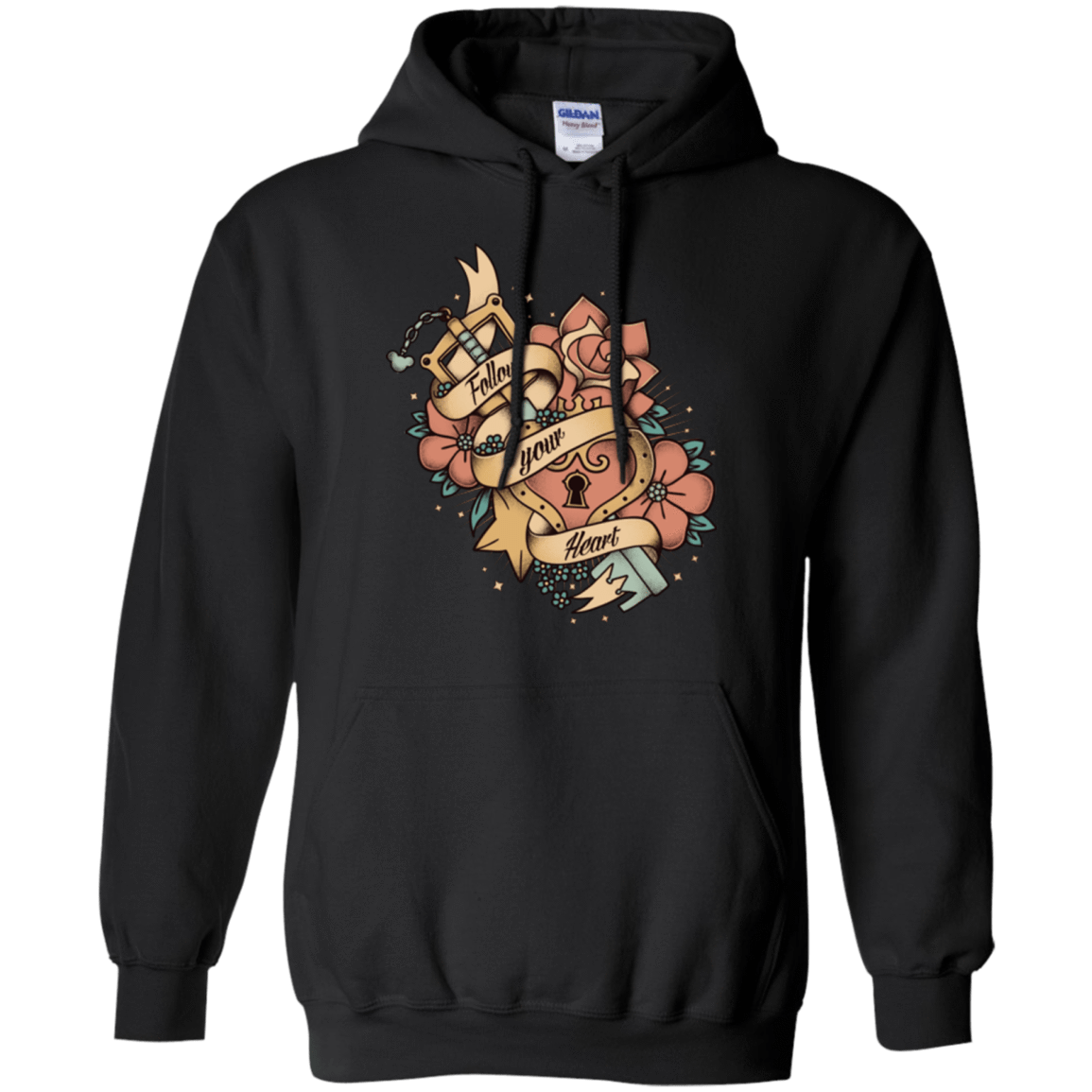 Sweatshirts Black / Small Follow your heart Pullover Hoodie