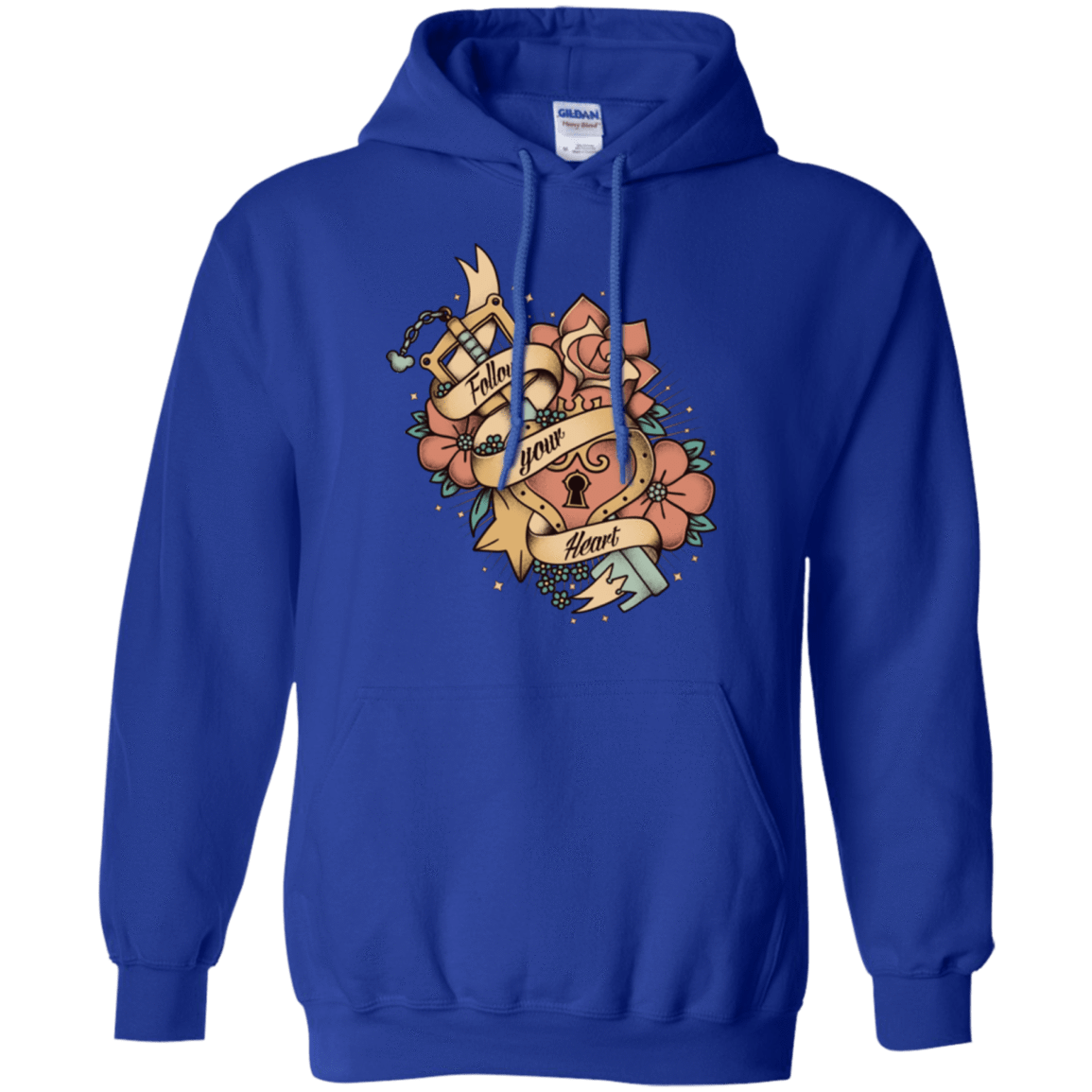 Sweatshirts Royal / Small Follow your heart Pullover Hoodie