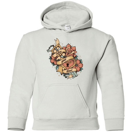 Sweatshirts White / YS Follow your heart Youth Hoodie