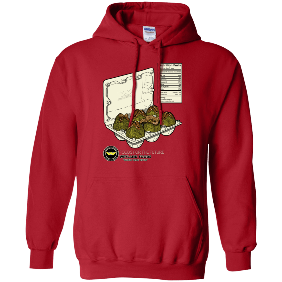 Sweatshirts Red / Small Food For The Future Pullover Hoodie