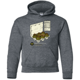Sweatshirts Dark Heather / YS Food For The Future Youth Hoodie