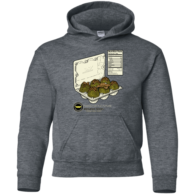 Sweatshirts Dark Heather / YS Food For The Future Youth Hoodie