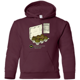 Sweatshirts Maroon / YS Food For The Future Youth Hoodie