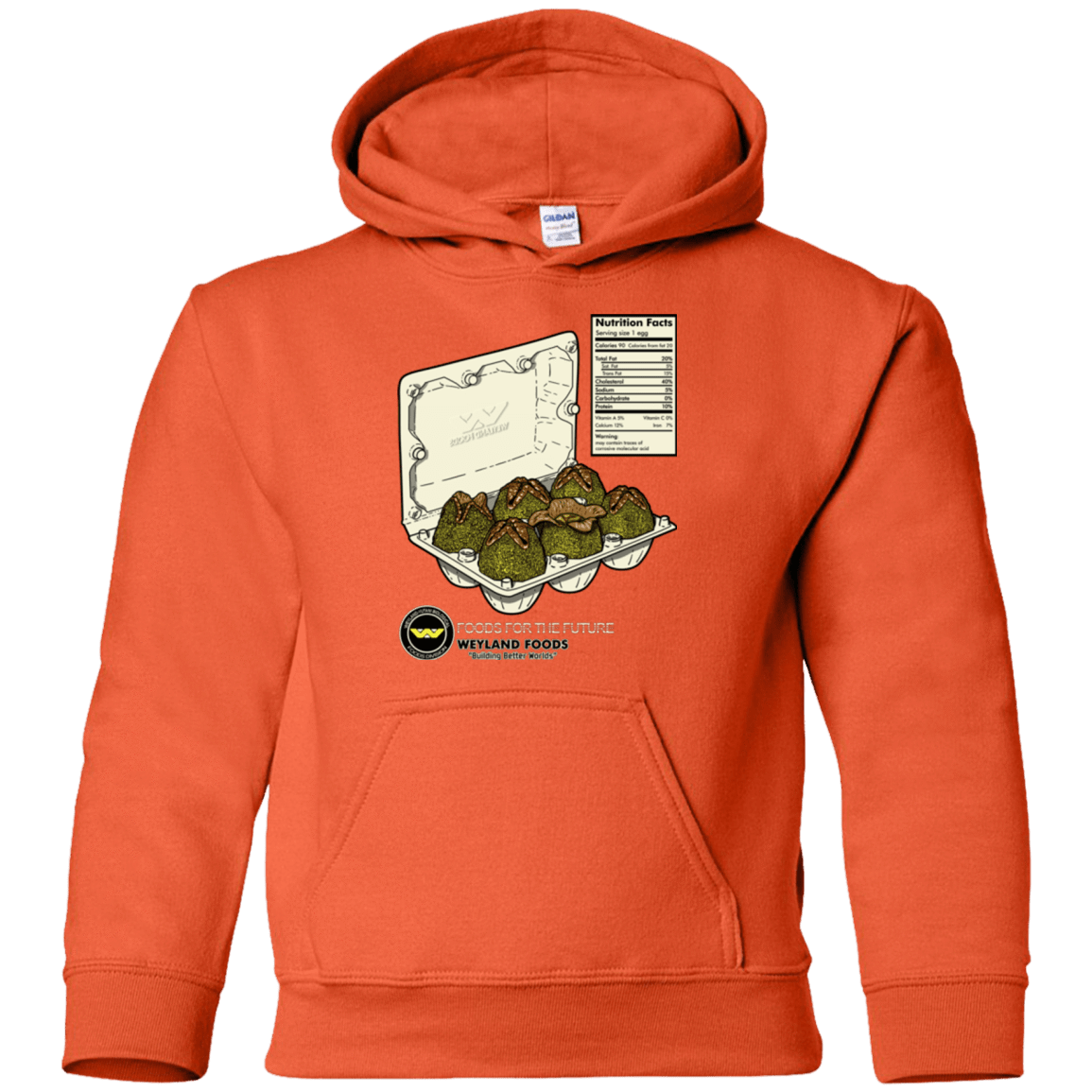 Sweatshirts Orange / YS Food For The Future Youth Hoodie