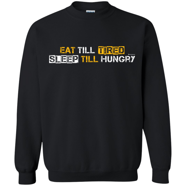 Sweatshirts Black / Small Food Sleep Loop Crewneck Sweatshirt