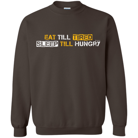 Sweatshirts Dark Chocolate / Small Food Sleep Loop Crewneck Sweatshirt