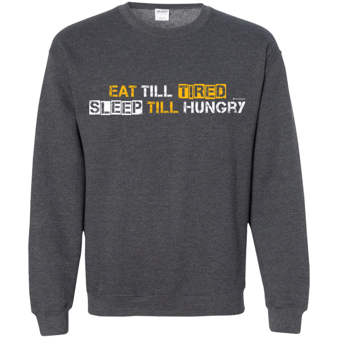 Sweatshirts Dark Heather / Small Food Sleep Loop Crewneck Sweatshirt